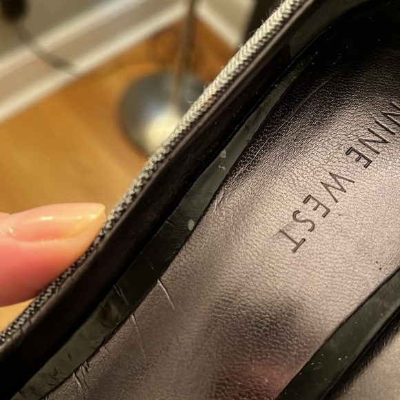 Plaid fabric Nine West Pumps - Picture 8 of 10